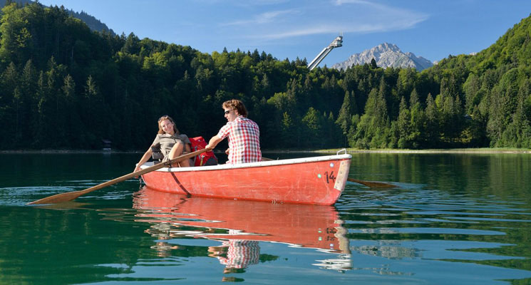 Freibergsee Boot Paar